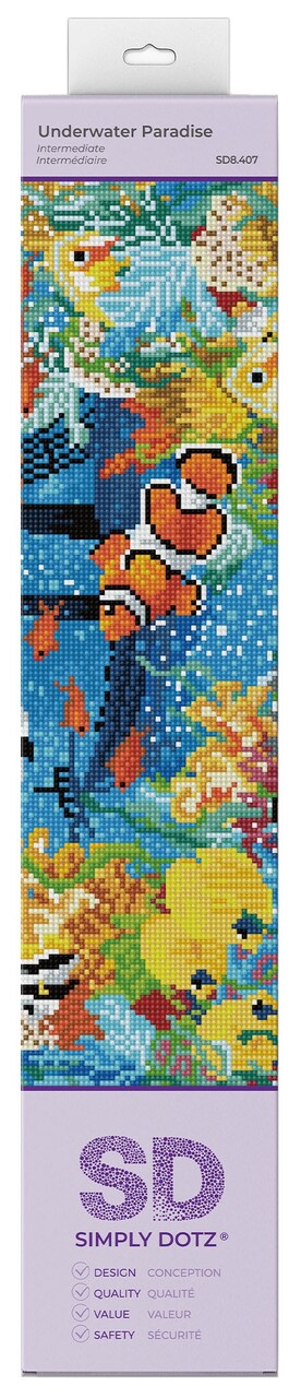 Diamond Dotz Simply Dotz Diamond Art Kit 20.1"X16.1"-Underwater Paradise